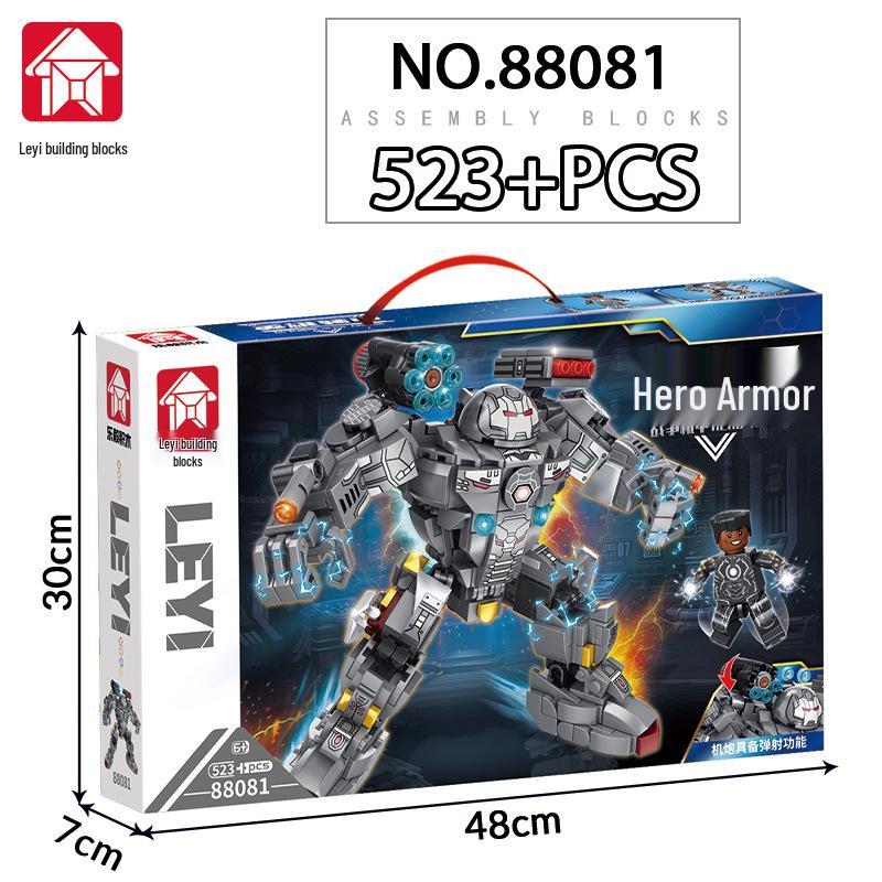 

Compatible Iron Mecha Hero Building Blocks - Small Parts Educational Toys for Kids