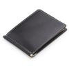 Made In Japan Tochigi Leather Cowhide Money Clip Black [Abies] (Bill Clip)