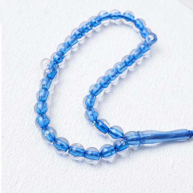 

Хрустальный браслет-кисточка для мусульманской молитвы с 33 арабскими бусинами - ближневосточный стиль. синий