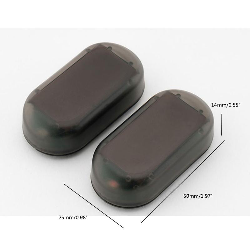 Car Fake Security Light Solar Power Simulated Dummy Alarm Wireless Warning Antitheft Caution Lamp LED Flashing Imitation