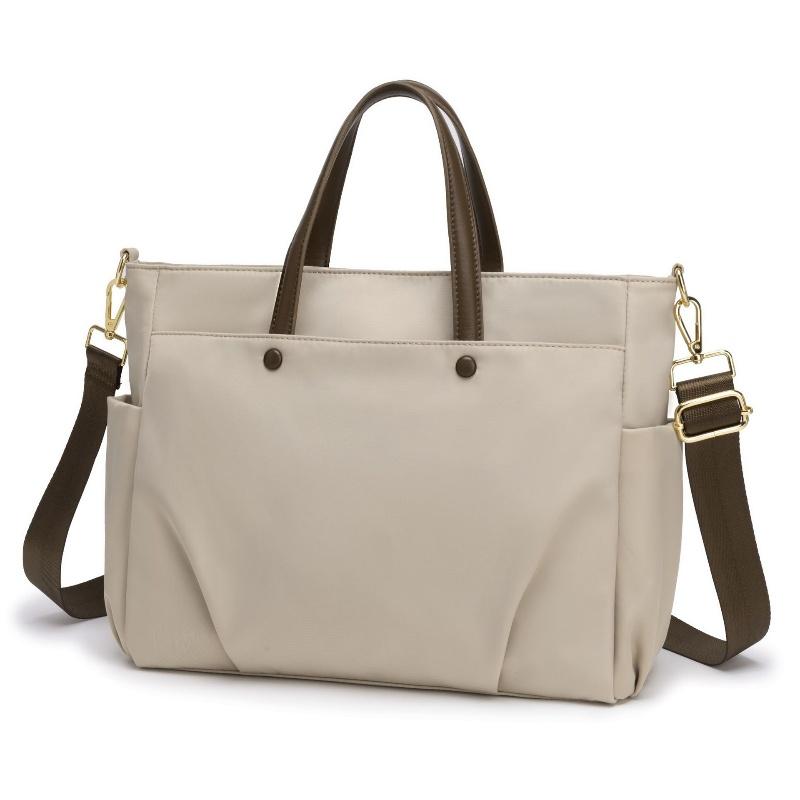 

Women s Large-Capacity Portable Laptop Bag Shoulder Crossbody Tote with 15.6-inch Inner Sleeve Briefcase for Business Travel 38x12x31CM абрикосовый