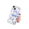 Cute Little White Rabbit for iPhone17PorMax Cartoon Mobile Phone Case 14 Apple 13 Transparent 16/15 Anti-drop