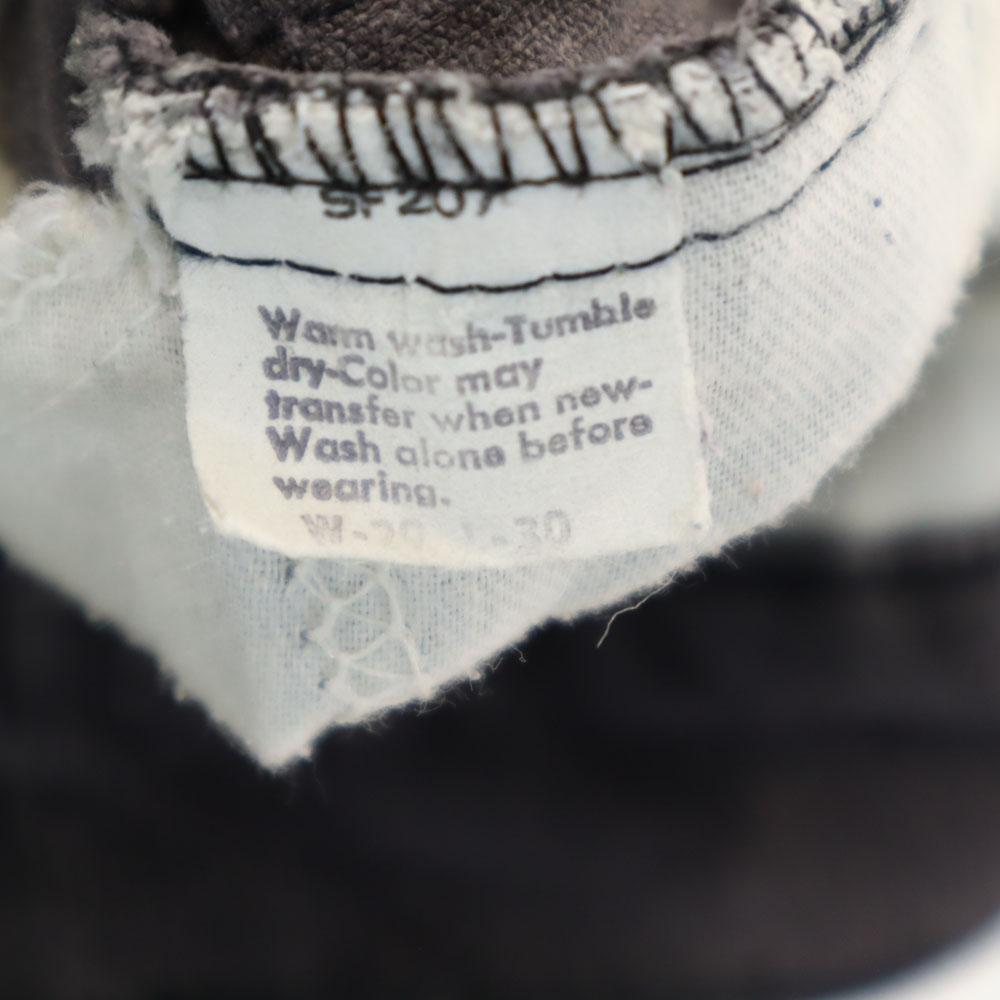 Levi's 80s Vintage Corduroy Pants W29 Charcoal Gray TALON ZIP Men's Used