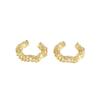 Minimalist C Shape Metal Ear Clip Women Temperament Geometric Irregular Earrings Fashion Jewelry Accessory