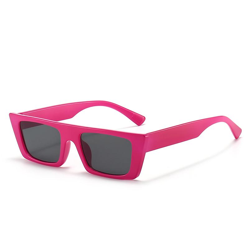 Vintage Fashion Colorful Square Sun Glasses Women Men Small Fresh Brand Designer Sunglasses Beach Travel Female Male Eyeglasses