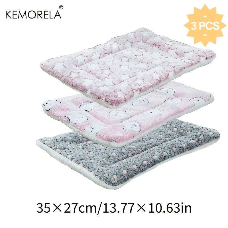 

KEMORELA 3PCS Soft Rabbit Liner Guinea Pig Bed Warm Urine Pad Wool Sleeping Bed for Ferret Squirrel Hedgehog And Small Animals