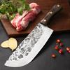 Hammered Forged Stainless Steel Cleaver Chef Butchery Meat Vegetable Sharp Slicing Knife Professional Kitchen Knive Cooking Tool
