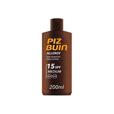 Sun Lotion - Piz Buin - Allergy SPF15 - Sensitive Skin - Long-Lasting Hydration - Water Resistant