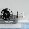 Acrylic Wall Clock Silent Easy to Read Simple Round Decorative for Hotel Office Home Bathroom