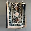 Korean Japanese Style Vintage Geometric Printed Scarf For Women
