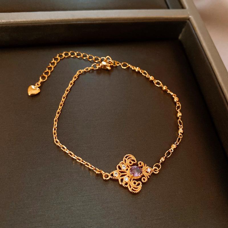 Bracciale Regolabile in Oro Vero Galvanizzato con Zir*****val Diamond, Lusso Leggero, Bracciale alla Moda di Alta Gamma, Gioiello Versatile per il Pendolarismo