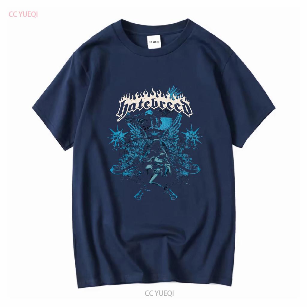 T-shirt HATEBREED Cotone Nero Uomo Taglie Complete dalla S alla 5XL NB1517 manica lunga o corta vintage Lavata streetwear Comoda