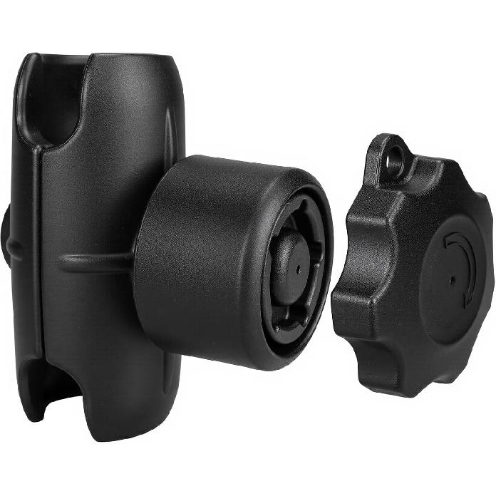 Upgrade Anti-Theft Lock 5.9" Aluminum Double Socket Arm for 1.5 Inch Ball Mount, C Size 38mm Ball Components, Heavy Duty Arm Compatible with RAM