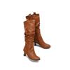 Yellow Pink Women Knee High Boots High Heel Big Size 50