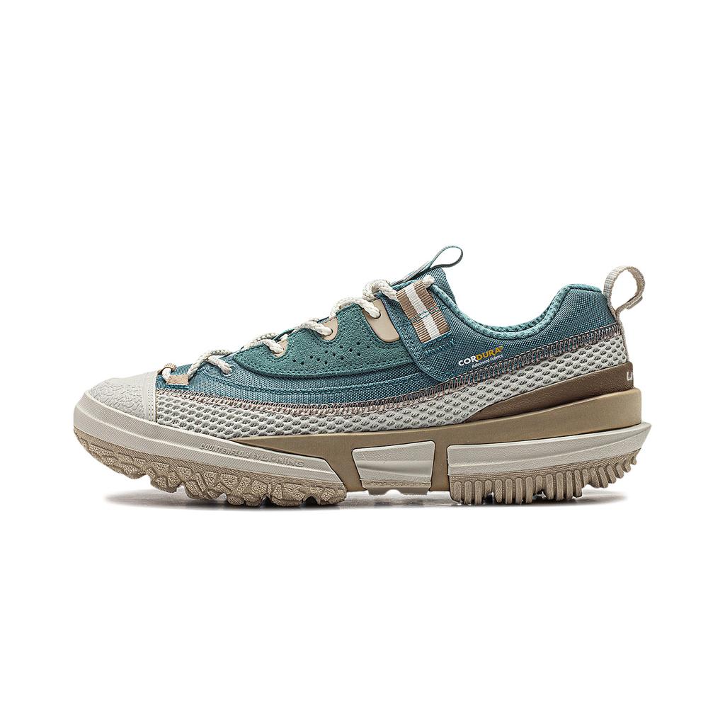 Li Ning CF Su Series Lin Chuan Lite Trendy Versatile Slip Resistant Durable Low Top Casual Shoes Women Casual Shoes Green White AGLT164-3