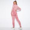 Seamless Frosted Yoga Set: Long Sleeve & High Waist Pants for Women