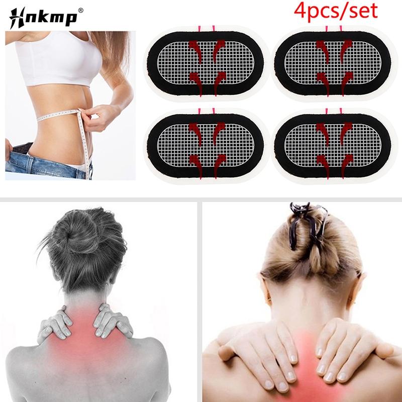 4Pcs Replacement Arm Toning Pads Belt Gel Unisex Patch Adhesive Electrode Pad
