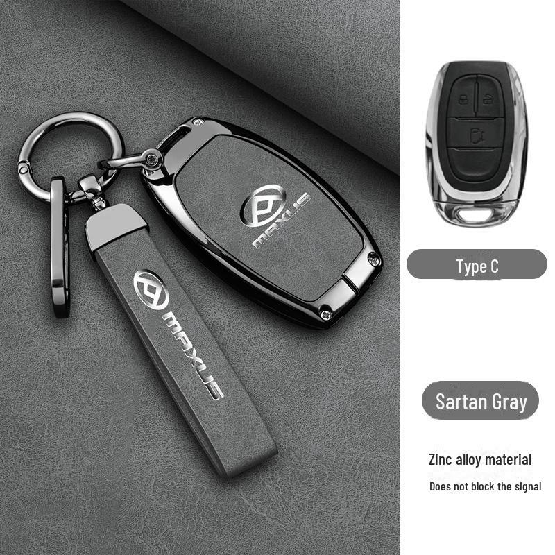 Capa de Chave SAIC Maxus D90 para Carro Maxus G50 2019 Feminino, Carcaça de Metal de Alta Qualidade com Fivela.