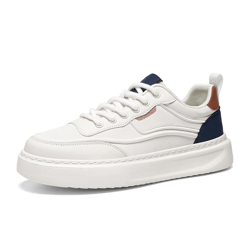 Fashion Fashion Microfiber Leather Men's Casual Shoe Youth Teenage Sneakers Comfortable Skateboard Footwear Comfy Men Vulcanize Footwear