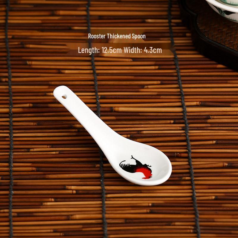 Vintage Ceramic Rooster Tea Cup - Retro Farmhouse Style Tableware