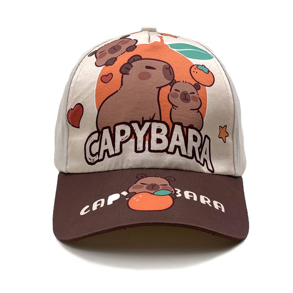 

Бейсболка Капибара Детская Шляпа с Солнцезащитным Козырьком Дышащий Хлопок Для Улицы StyleL