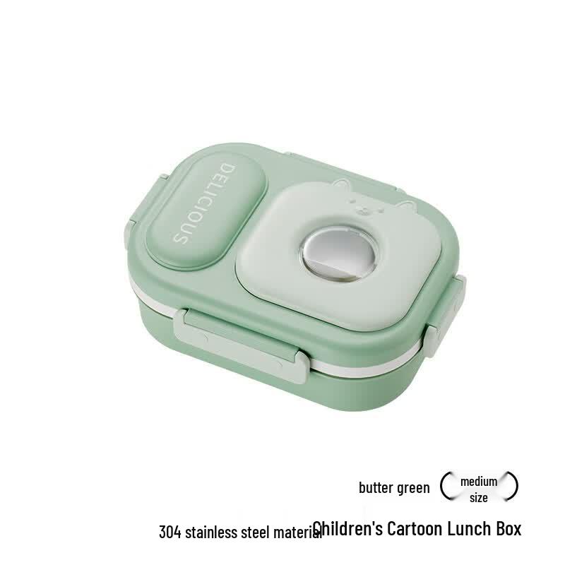 Cartoon Rabbit 304 Stainless Steel Lunch Box 4 Compartment