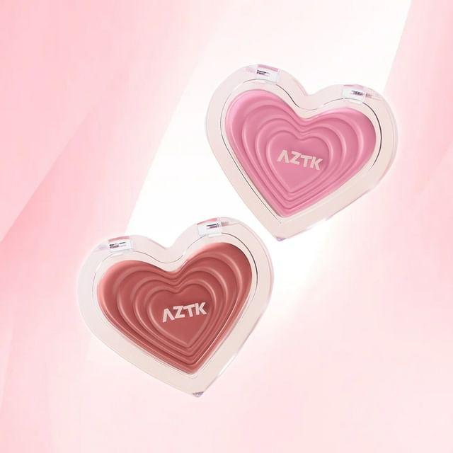 AZTK - Гелевый сияющий бальзам для щек - 5 цветов GC01 Pink Purple - 3.8g