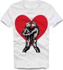 Gay Lovers Cotton Men T Shirt Tom of Finland LADS Master Servant BDSM Leather Fetish