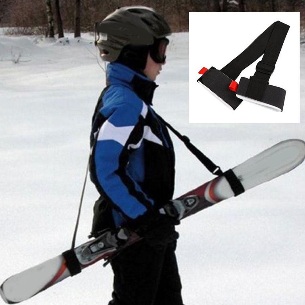 Buy Adjustable Ski Pole Snowboard Shoulder Carrier Bindings Lash Handle
