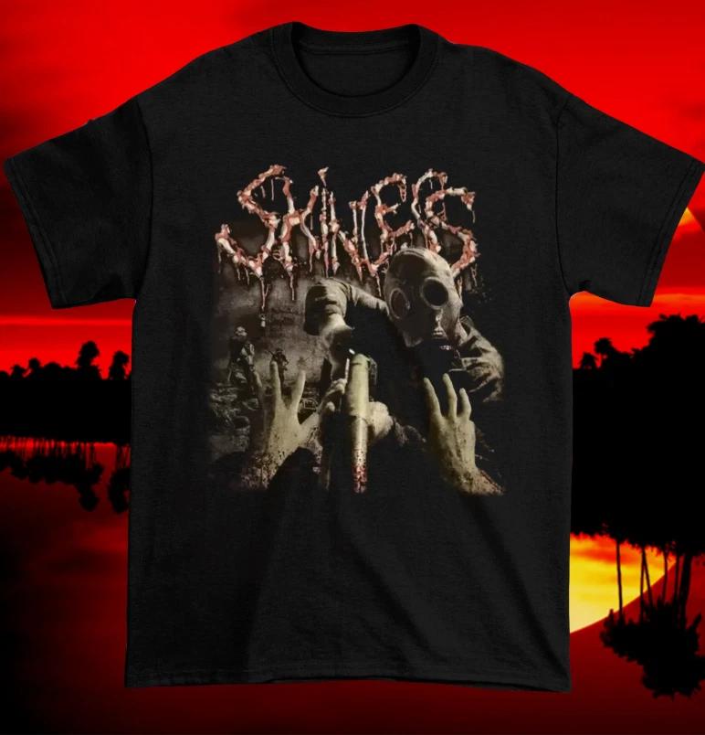 

Skinless Band Gift For Fans Black T-Shirt Cotton All Size M