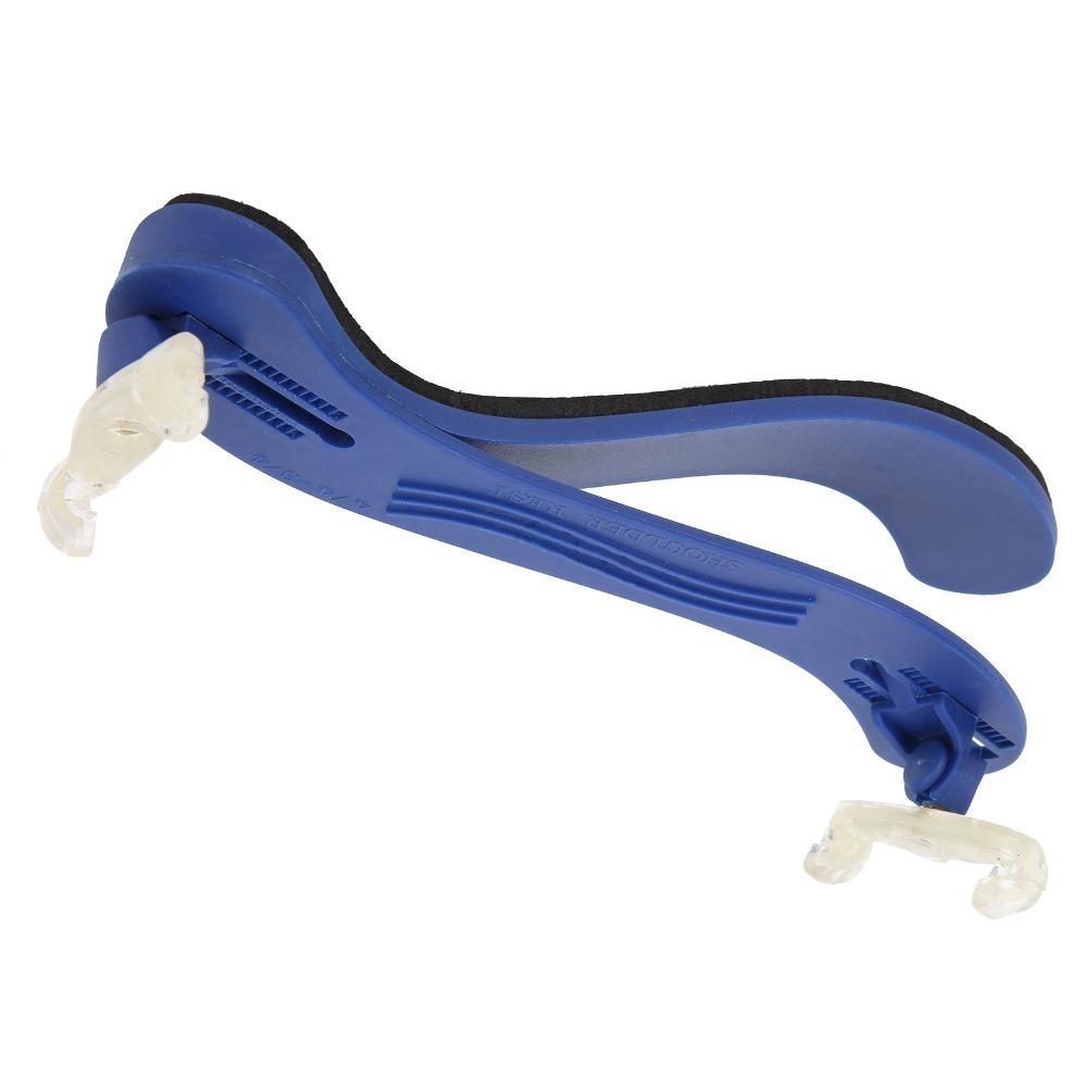 Blue Violin Shoulder Rest Adjustable Design Non Slip Shoulder Rest  For 3/4 4/4 Violins