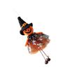 Halloweens Themed Fabric Hanging Ornament Scary Eerie Decorations Witch Black Cats Pumpkin Phantoms For Indoor Outdoor Use