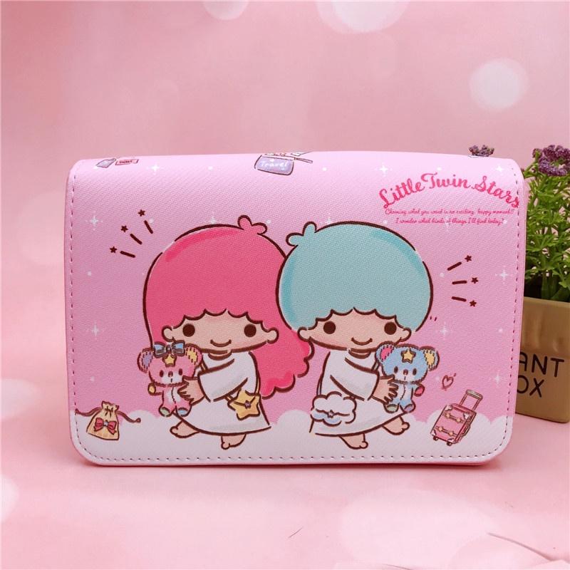 Cute Cartoon Magnetic Clasp Crossbody Bag Large Size Hard Surface Printed Design Adjustable Shoulder Strap Phone Pouch Adorable Styling Characters)