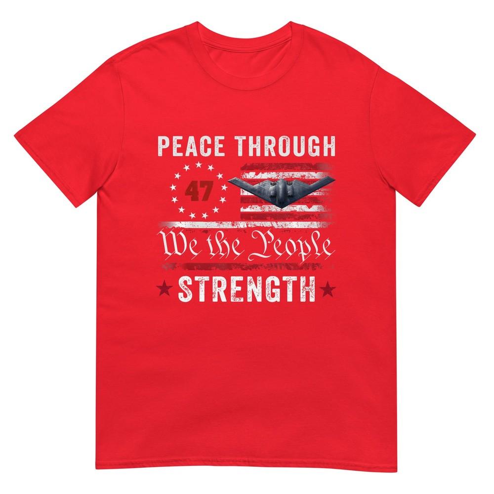 Peace Through Strength Trump Operation Midnight Hammer Tshirt S