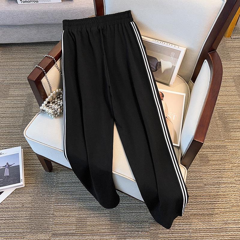 Stylish Women's Plus Size Hoodie & Trousers Set - 300 Jin, Slimming Design, 7160