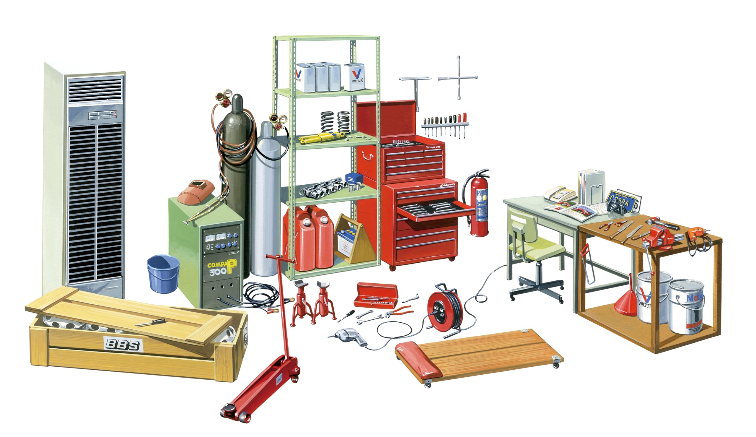 

Fujimi Model 1/24 Garage & Tool Series No.1 Garage GT-1