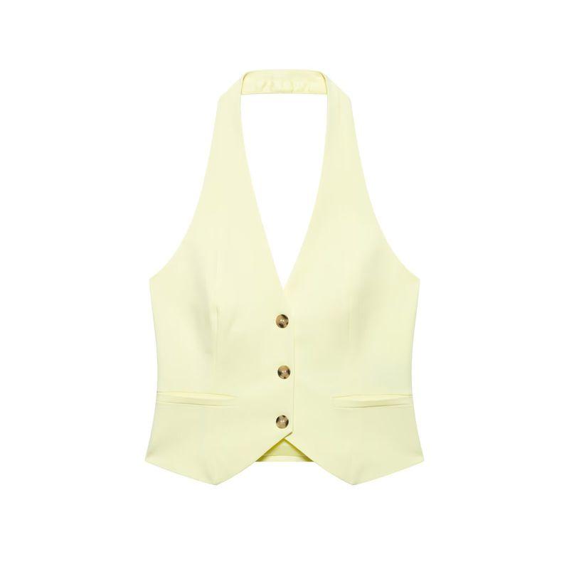 

Kaslead New Arrival Women s Clothing Fashion Style Hanging Collar Style Tops Casual Pants 2010832 4661428 Top L