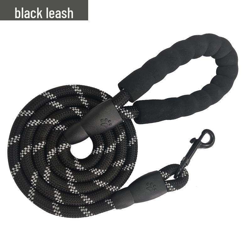 Langlebige reflektierende Nylon-Hundeleine - Explosionsgeschützt, Verschleißfest, Nachtsicher