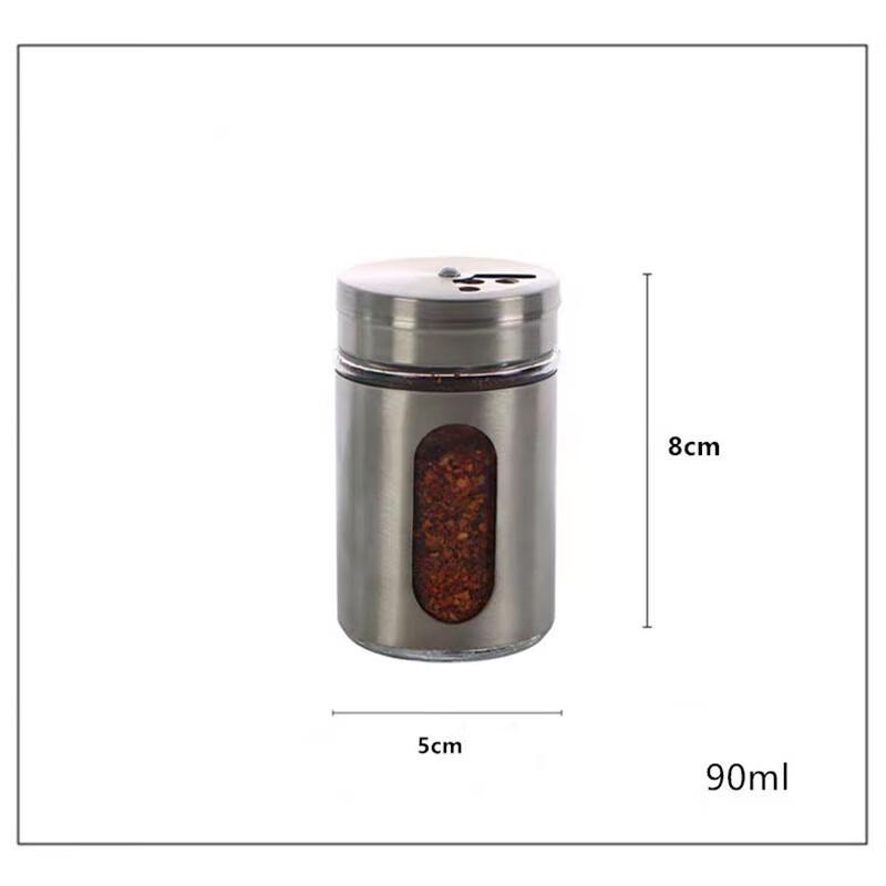 Fennec Fox Glass Kitchen Condiment Dispenser Set