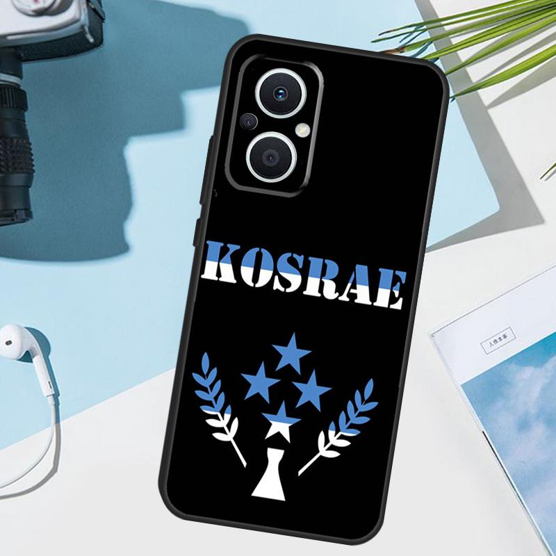 Kosrae Flag Cover For OPPO Reno 7 8 Lite 10 12 13 14 Pro 11 F 12F 13F 14F OPPO Find X8 X5 X6 X9 Pro Case