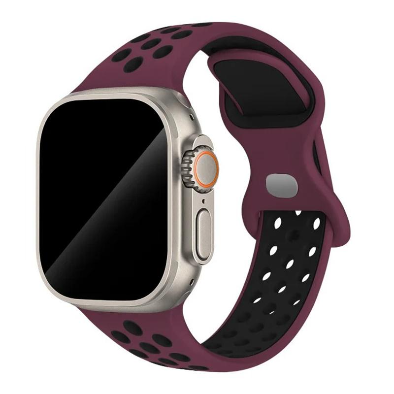 Sport Strap for Apple Watch Band 44mm 45mm 46mm 49mm/38mm 40 41mm Colored Particles Rubber Band IWatch Ultra 11 10 9 8 7 6 5 SE