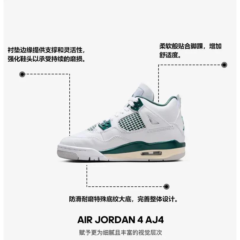 Jordan 4 Verde Ossidato Retrò GS FQ8213-103