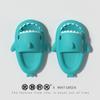 2024 Summer Adult Shark Couple Slippers for Men&Women Beach Shoes Indoor Cartoon EVA Shoes Bathroom Flat Shoes Non-Slip Sandals