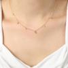 Triangular Zircon Niche Personality Temperament Versatile Necklace Empress Dowager West Retro Temperament Collarbone Chain Light Luxury Jewelry