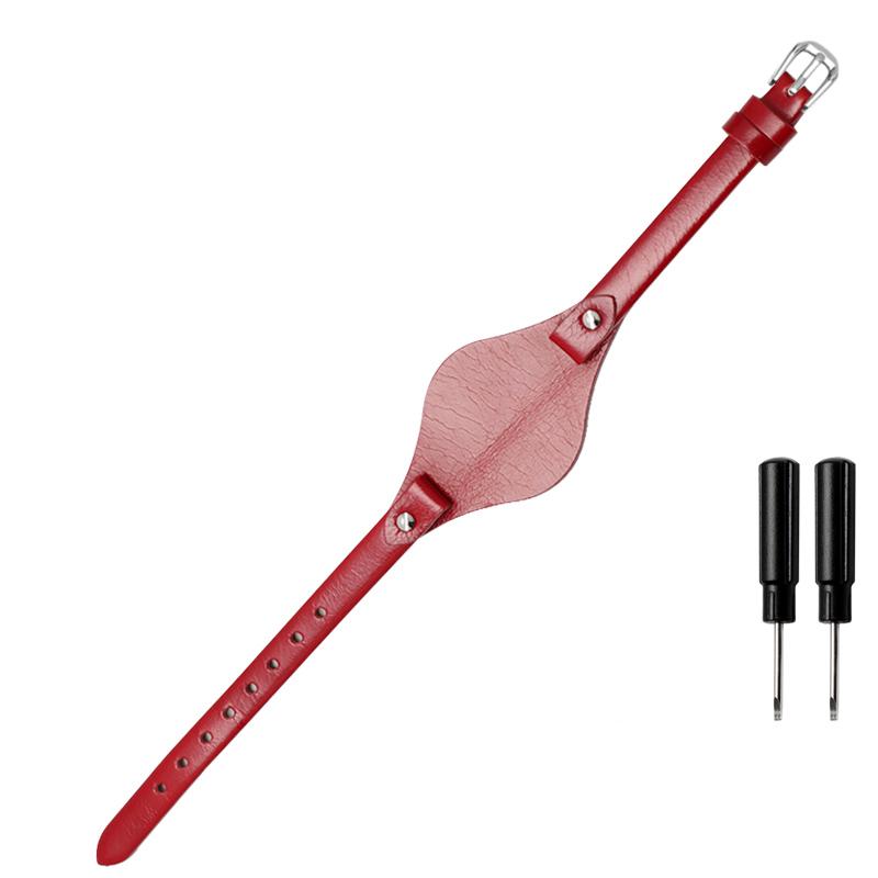 Klasický 8mm remienok na hodinky z pravej kože pre fosílne ES3077ES2830 ES3262 ES3060 séria mäkkého náramku z hovädzej kože pre ženy