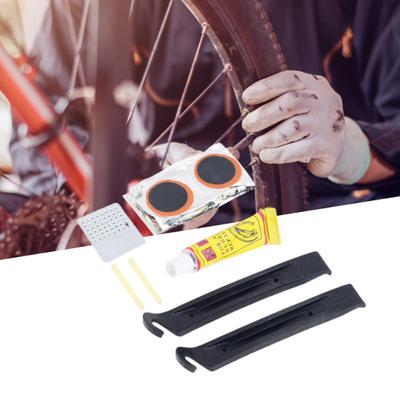 Tire Repair Kit Multifunctional 4 Tools Rubber Bicycle Tool Kit for Bike