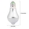 E27 5W PIR Infrared Auto Motion Sensor LED Light Lamp Bulb for Restroom Parking White 6500K