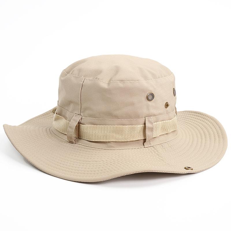 New Summer Fashion Unisex Camouflage Tactical Army Bucket Hats Men Hiking Hunting Panama Cap Outdoor Anti Uv Fisherman Hat