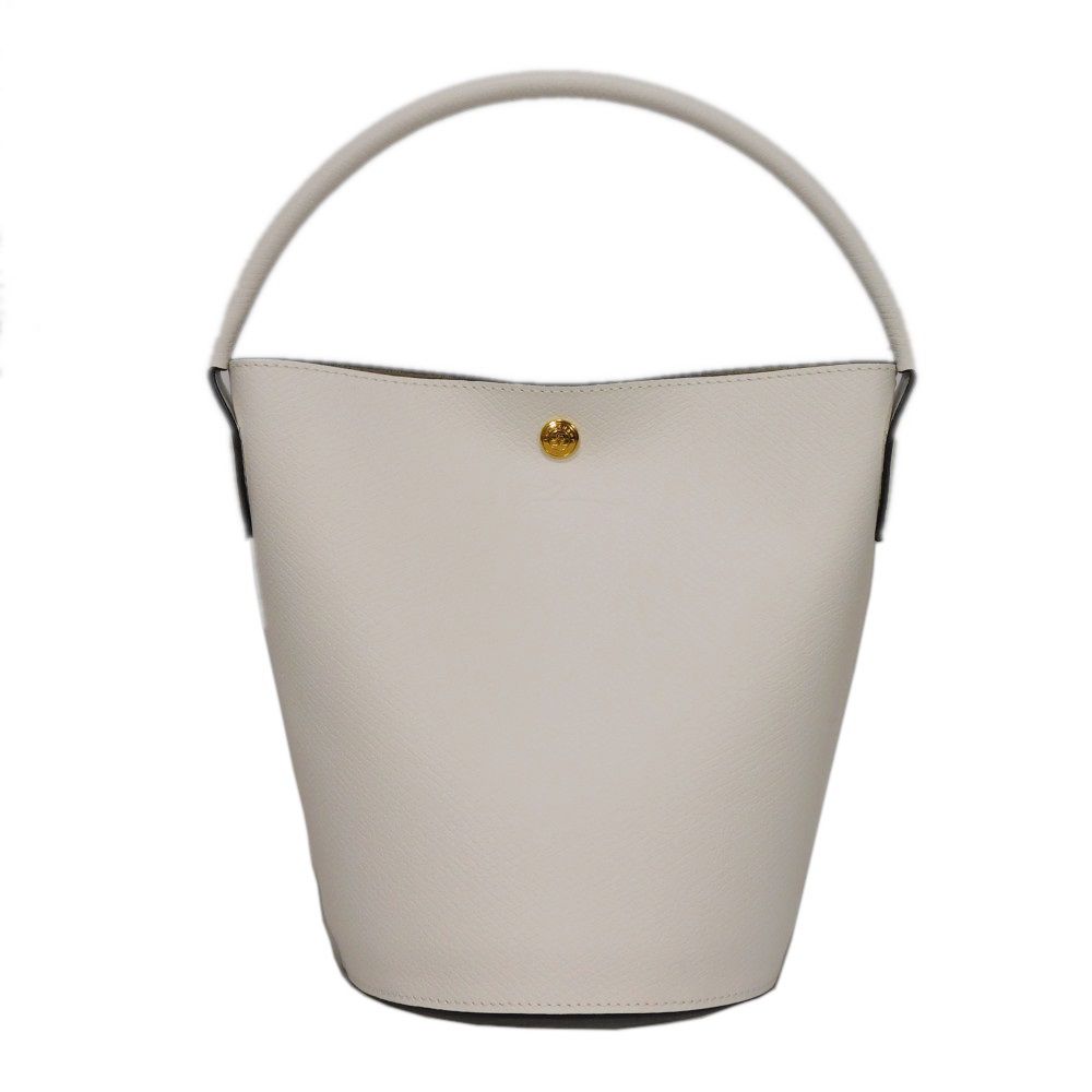 Used Epurée Small Bucket Bag 12768 10161HYZ007 7922 Current Model White Cowhide Leather Cuir d'Ursie Women's from
