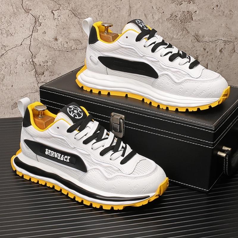 Fashion Forrest Gump men's shoes' new breathable mesh style dad shoes, Korean thick-soled sporty casual shoes for men   b27